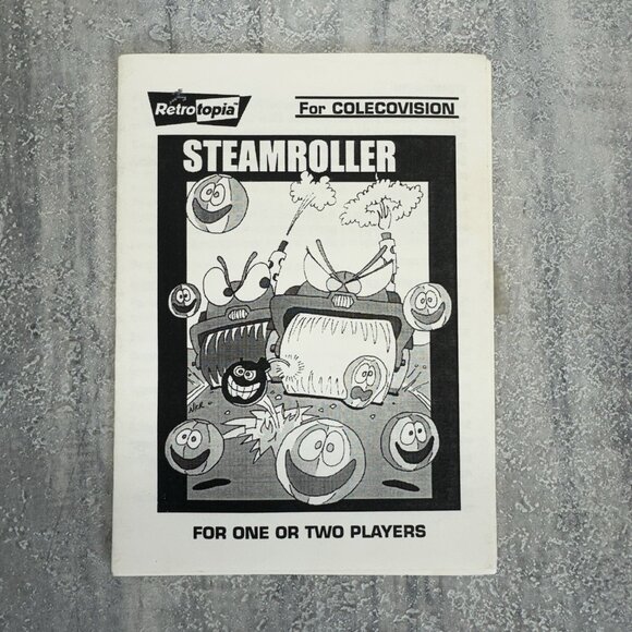 Ex. Rare ColecoVision Homebrew Steamroller David Rolfe 2000 Retrotopia W Manual - Picture 6 of 7
